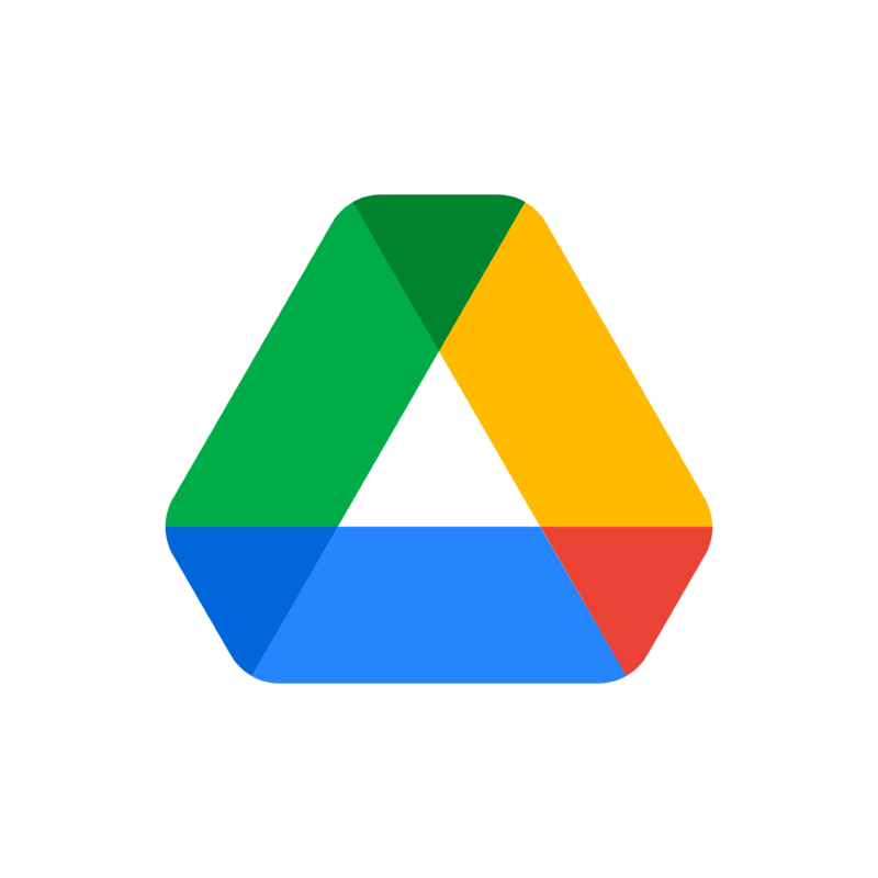 Download Google Drive Logo PNG Transparent Background