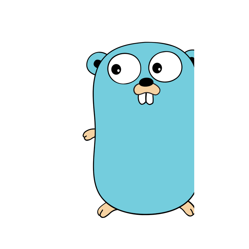 Golang Gopher Logo PNG Vector  PNG