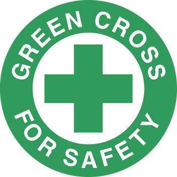 Green Cross For Safety Logo PNG