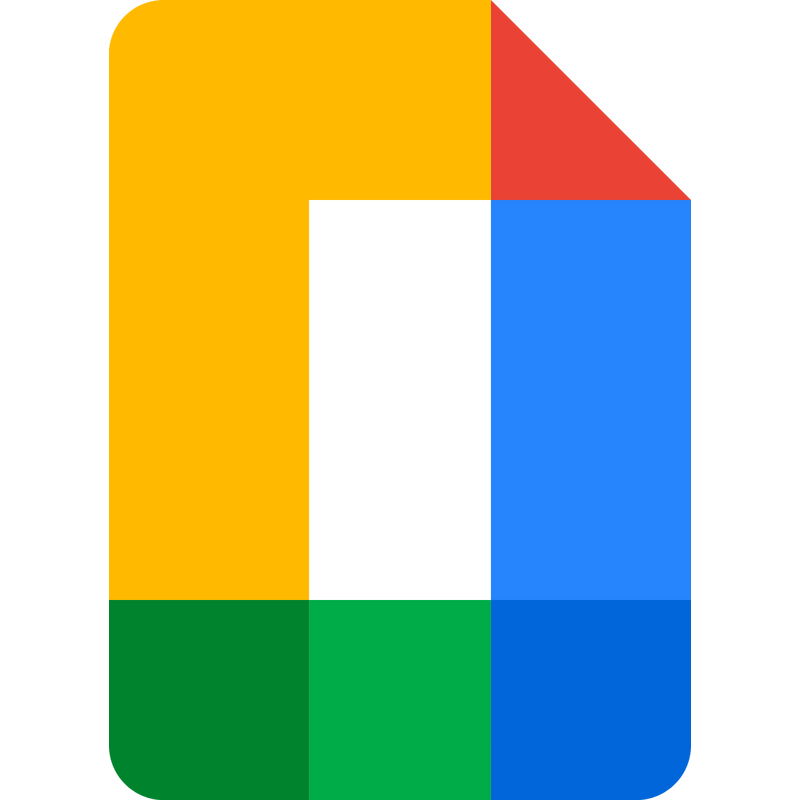 Google Docs Editors Logo PNG Vector, Icoon