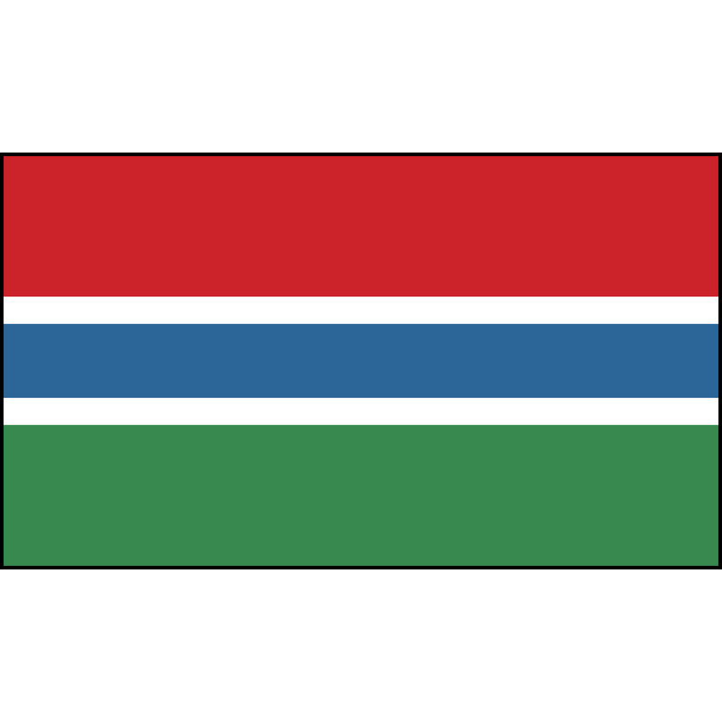 Flag of Gambia Logo PNG Vector  PNG