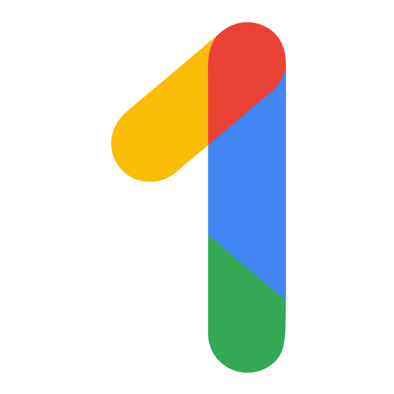 Google One Logo PNG Vector, Icon Transparent