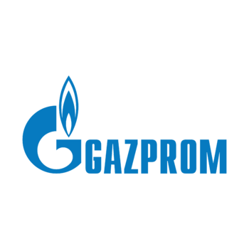 Gazprom Logo PNG Průhledné