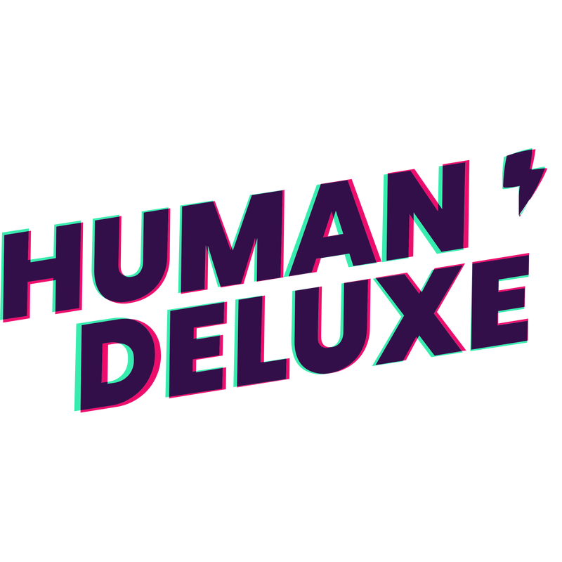 Human Deluxe Logo PNG Vector, Icon Transparent