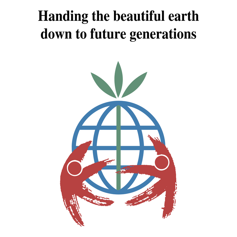 Handing The Beautiful Earth Logo PNG Vector  PNG