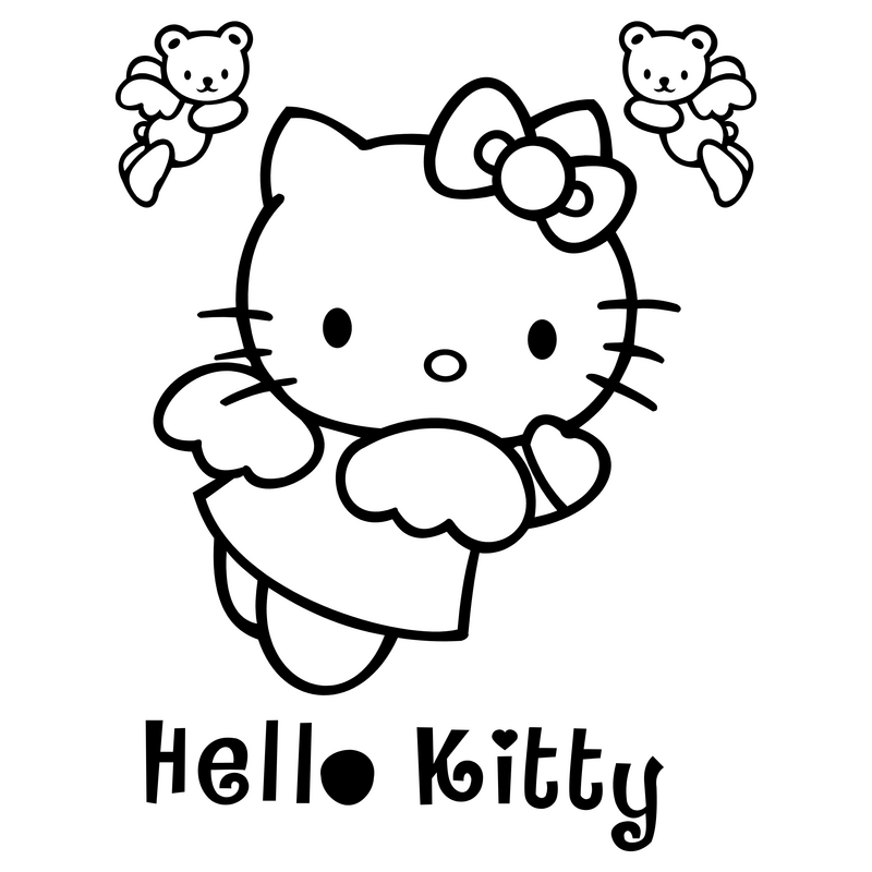Hello Kitty Logo PNG Vector  PNG