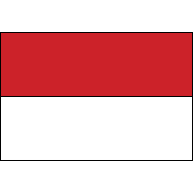Flag of Indonesia Logo PNG Vector  PNG