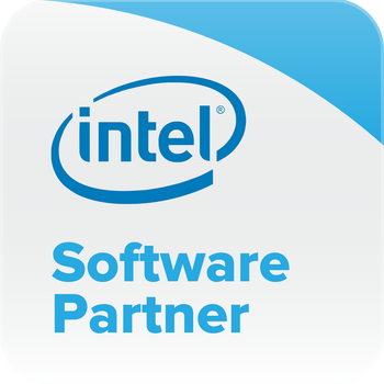 Intel Software Partner 标志PNG透明