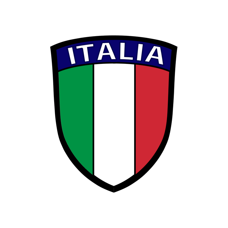 Italia Badge Logo PNG Vector  PNG