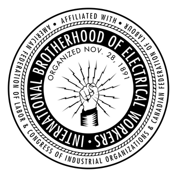 International Brotherhood Of Electrical Workers Logo PNG Priehľadné