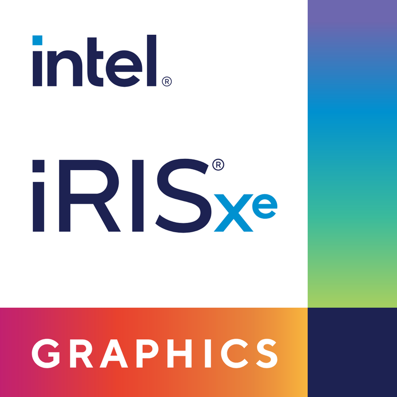 Intel Iris Xe Graphics Logo PNG Vector, Icon