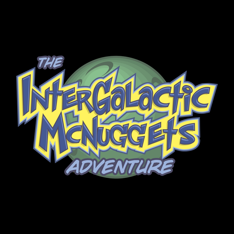Intergalactic Mcnuggets Adventure Логотип PNG Vector  PNG