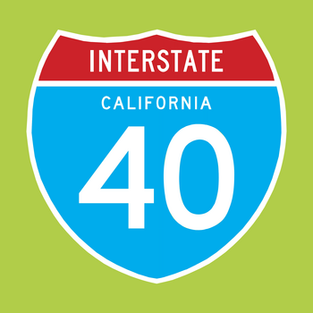 Interstate 40 Logo PNG
