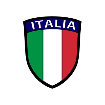 Italia Badge Logo PNG Transparent