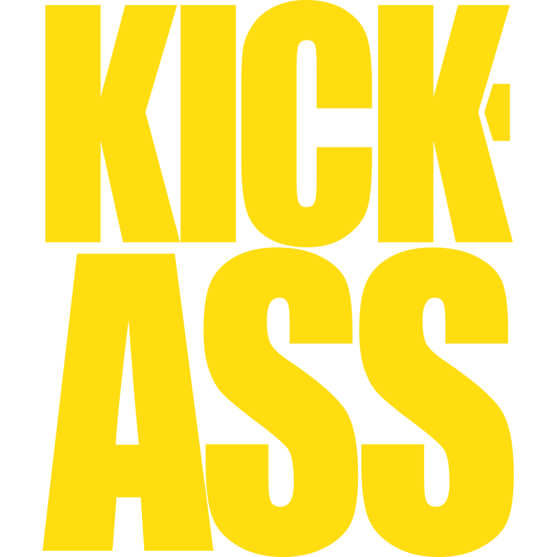 Kick-ass Logo PNG Vector, Icon