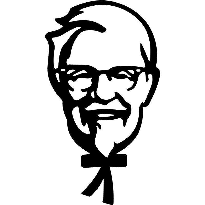 Kfc The Colonel Logo PNG Vector  PNG