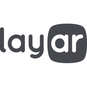 Layar Grey Logo PNG Transparent