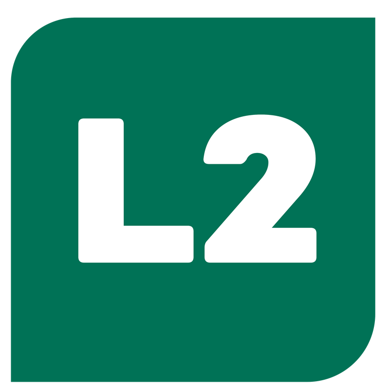 Línea 2 del Tren Eléctrico Urbano de Guadalajara Logo svg