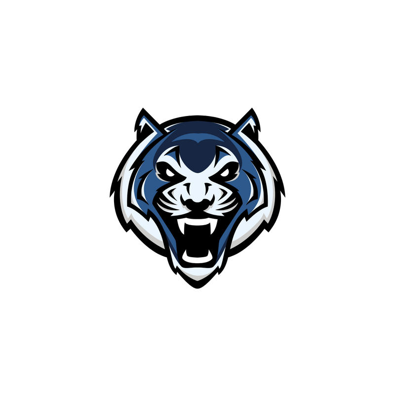 Lincoln Blue Tigers 标志 PNG Vector  PNG