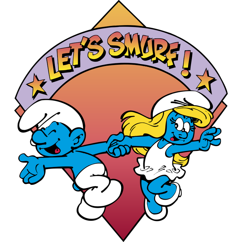 Let's Smurf! Logo PNG Vector, Icon Transparent