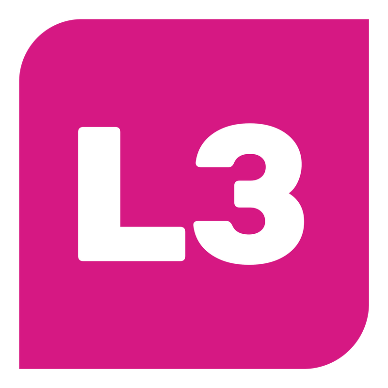 Línea 3 del Tren Eléctrico Urbano de Guadalajara Logo svg