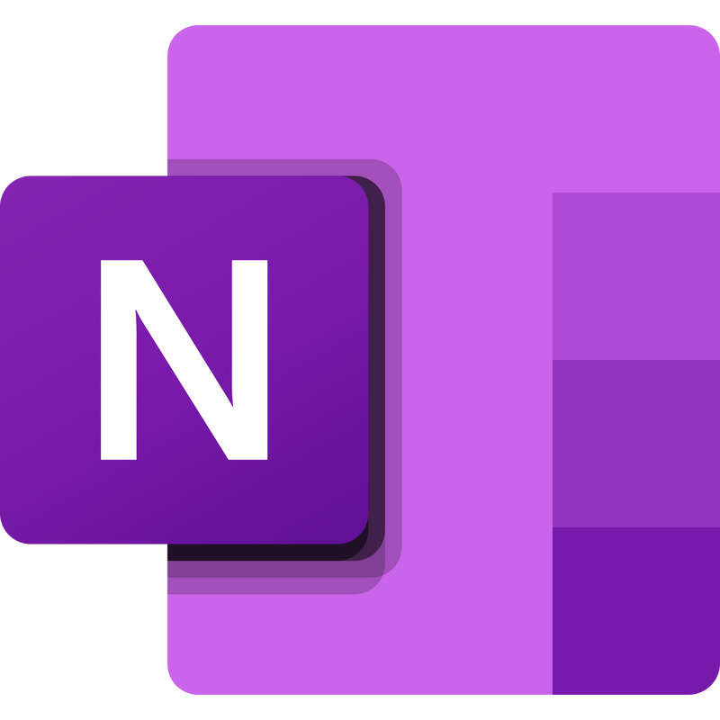 Microsoft Office Onenote Logo PNG Vector  PNG