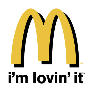 Mcdonald's I'm Lovin' It 标志 PNG