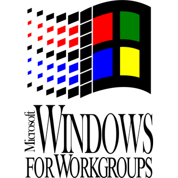 Microsoft Windows for Workgroups Logo PNG