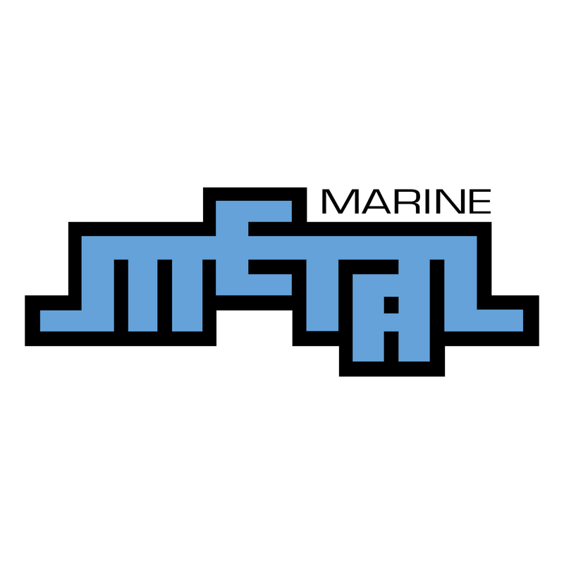 Marine Metal Logo PNG Vector  PNG