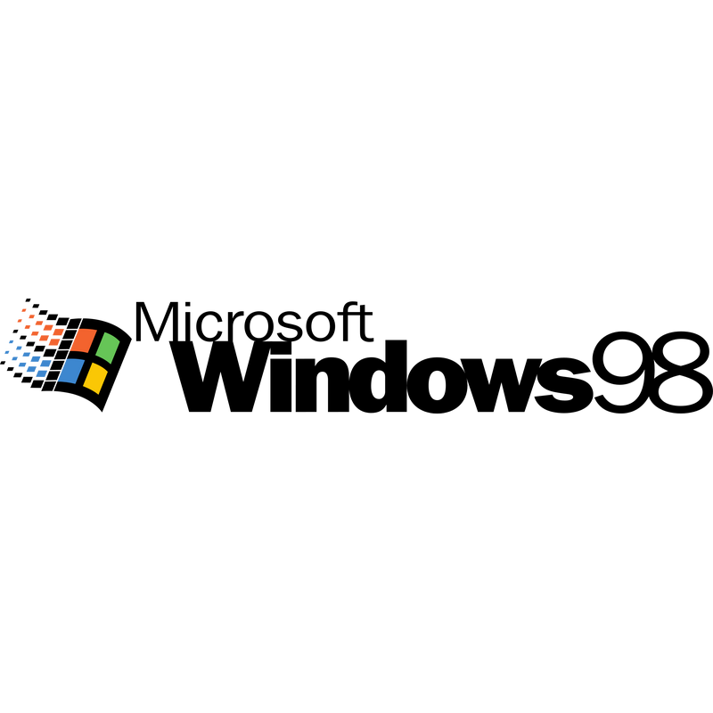 Microsoft Windows 98 Logo PNG Vector  PNG