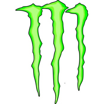 Monster Graffio Logo PNG Transparant