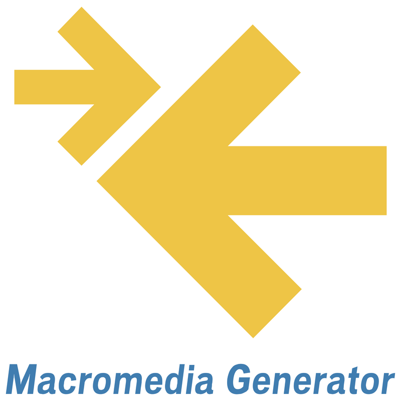 Macromedia Generator Logo PNG Vector  PNG
