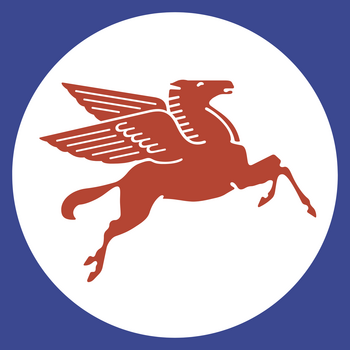 Mobil Pegasus Logo PNG Läpinäkyvä