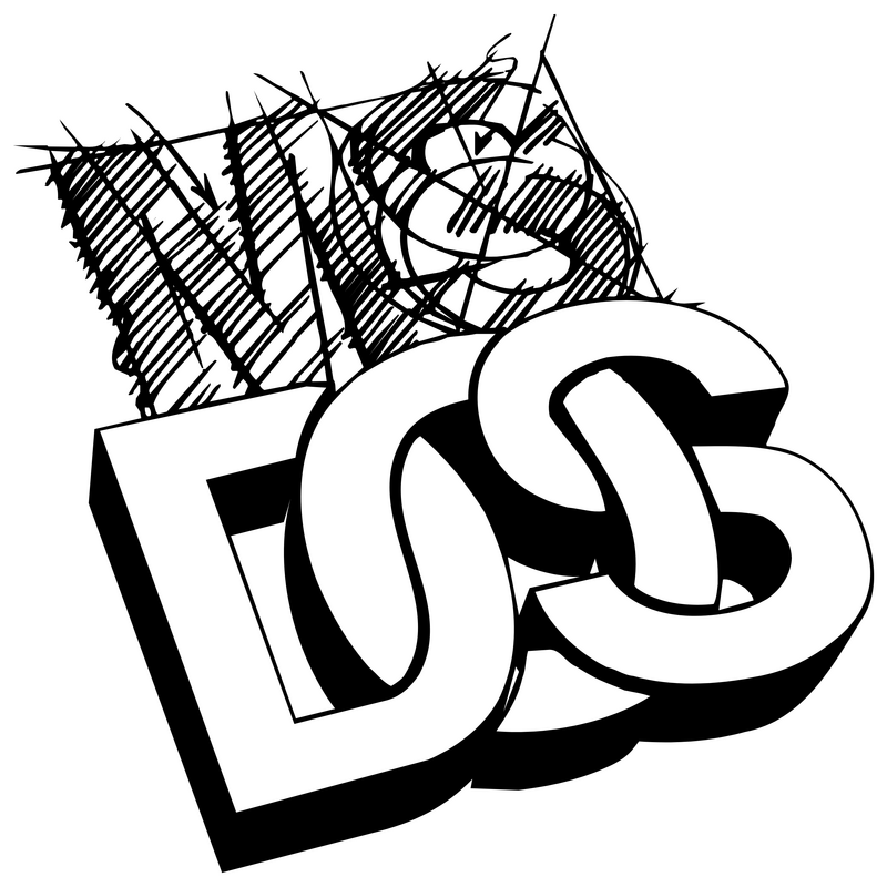 Ms Dos Logo PNG Vector, Icon Transparent