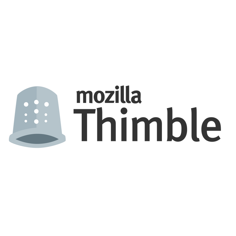 Mozilla Thimble Logo PNG Vector  PNG