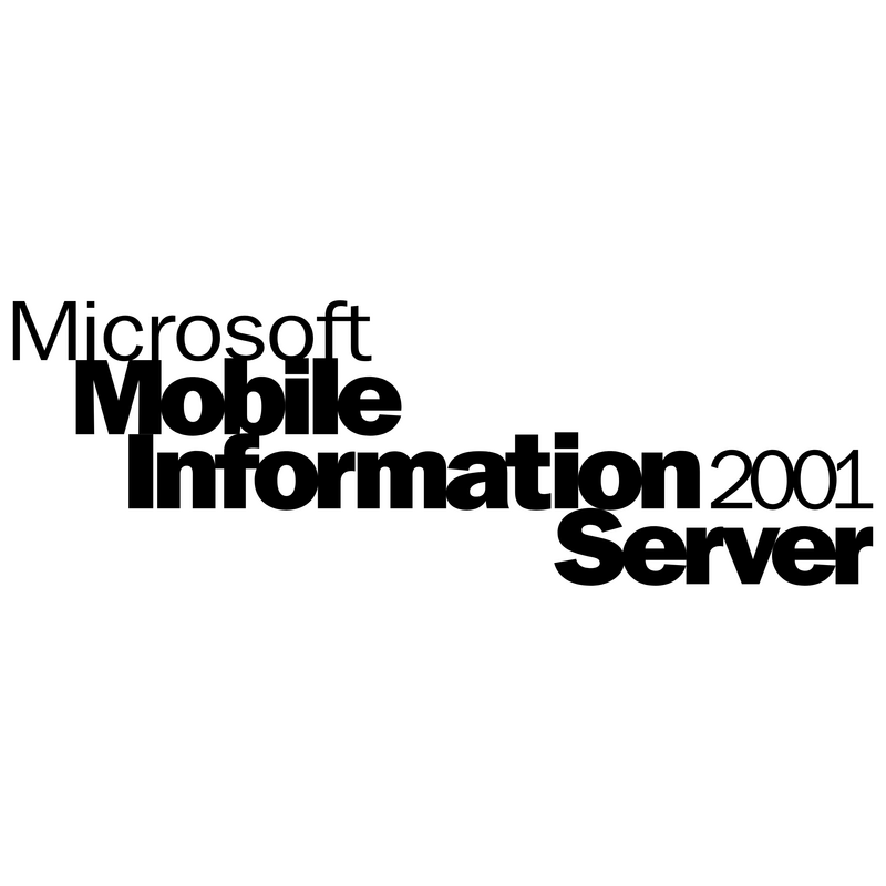 Microsoft Mobile Information Server 2001 Logo PNG Vector  PNG