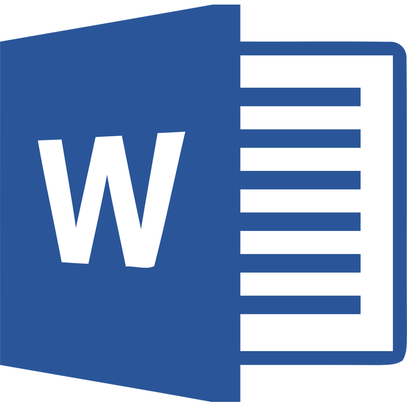 Microsoft Word 2013 Λογότυπο PNG Vector, Εικονίδιο