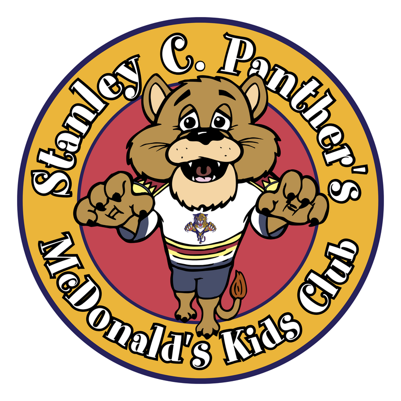 Mcdonald's &amp; Florida Panthers Kids Club Logo PNG Vector  PNG