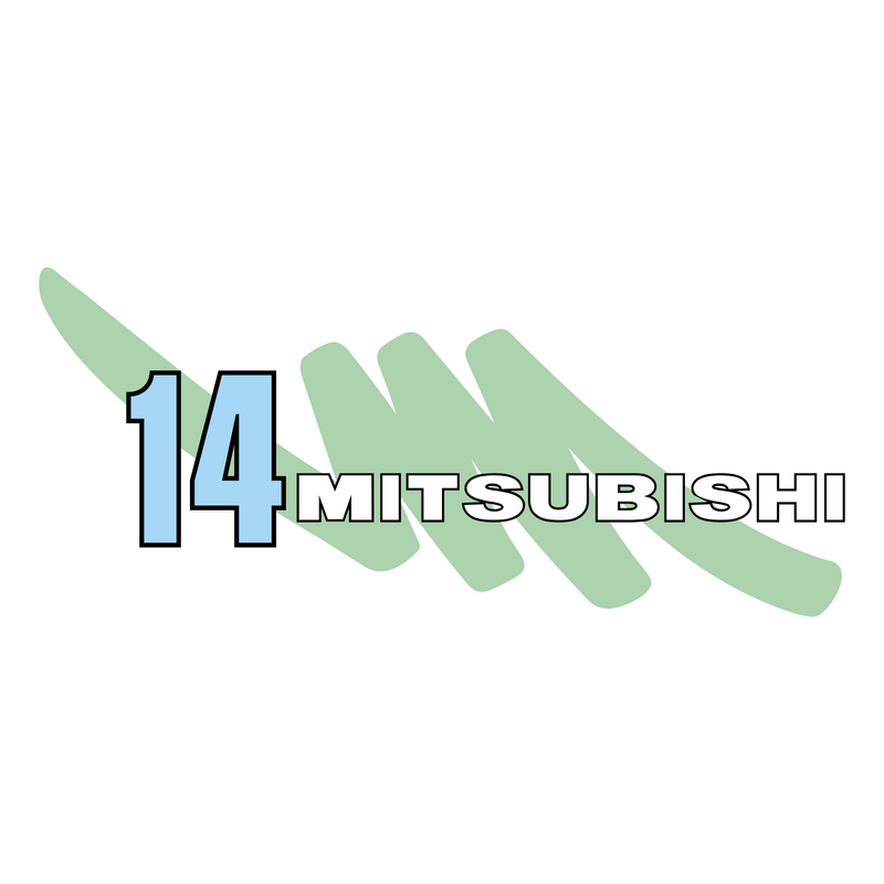 Mitsubishi 14 Logo PNG Vector, Ikon