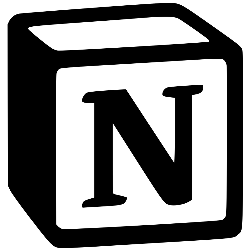Notion Logo PNG Vector  PNG