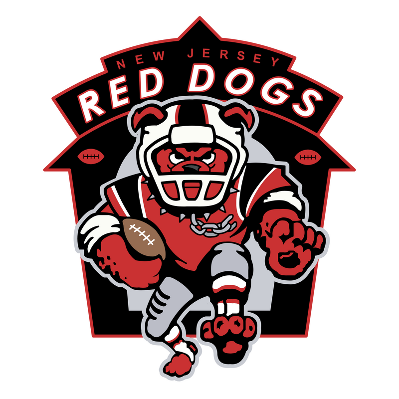 New Jersey Red Dogs Logo PNG Vector, Icon Transparent