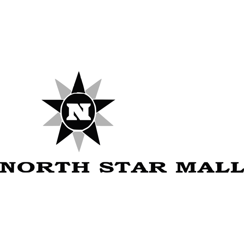North Star Mall Retro Logo PNG Vector  PNG