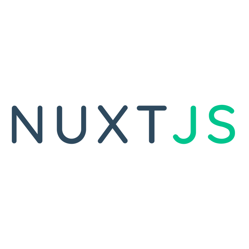 Nuxtjs Typo Logo PNG Vector  PNG