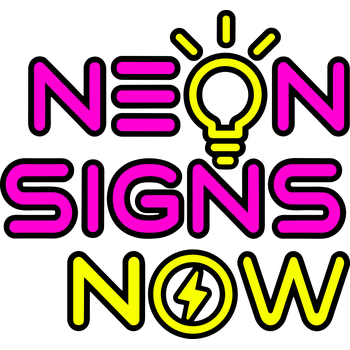 Neon Signs Now Logo PNG Průhledné