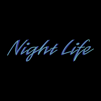 Night Life Logo PNG Průhledné