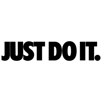Nike Just Do It. Logo PNG Transparant