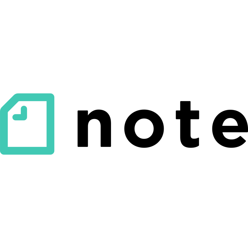 Note Logo PNG Vector, Icon Transparent