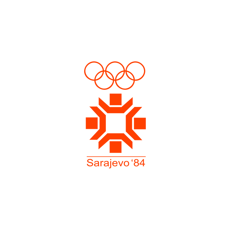Logo Olympics 1984 Sarajevo PNG Vector, Icono