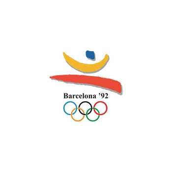 Olympics 1988 Barcelona โลโก้ PNG