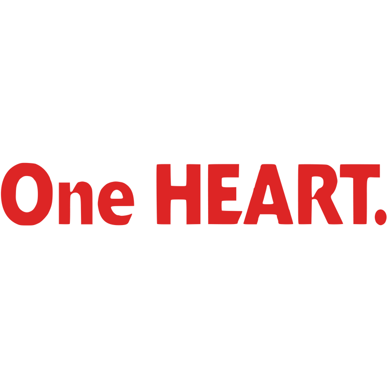 One Heart 标志 PNG Vector  PNG